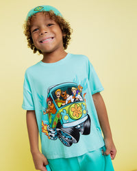 Baby Kids Bamboo Pajamas — Scooby-Doo™ Mystery Machine T-Shirt — Image 1