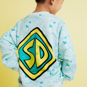 Baby Kids Bamboo Pajamas — Scooby-Doo™ Snack Attack Relaxed Fit Jogger Set — Image 1