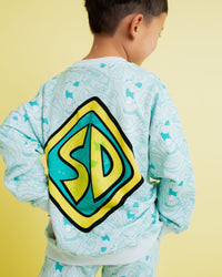 Baby Kids Bamboo Pajamas — Scooby-Doo™ Snack Attack Relaxed Fit Jogger Set — Image 1