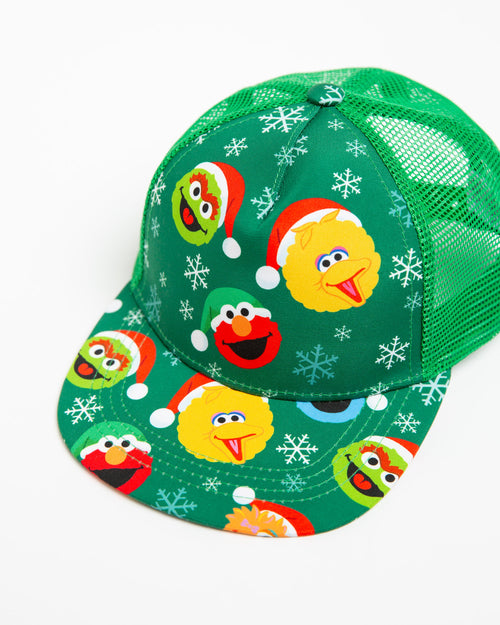 Baby Kids Bamboo Pajamas — Sesame Street™ Holiday Cheer Hat — Image 2