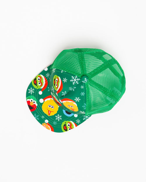 Baby Kids Bamboo Pajamas — Sesame Street™ Holiday Cheer Hat — Image 5