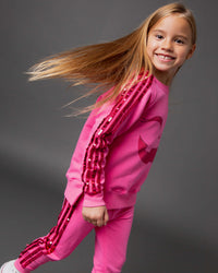 Girl's Jack-O-Lantern Jogger Set
