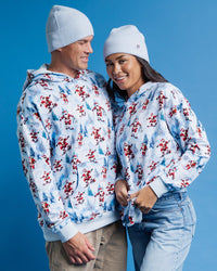 Baby Kids Bamboo Pajamas — Sleigh The Slopes Adult Unisex Hoodie — Image 1