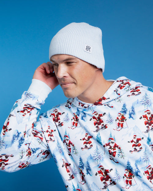 Baby Kids Bamboo Pajamas — Sleigh The Slopes Adult Unisex Hoodie — Image 7