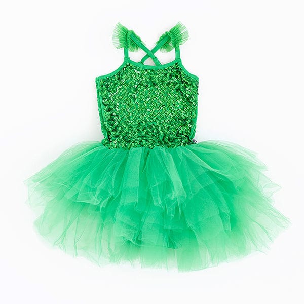 girls green sequin dress Shyla Baby Girl Sequin Party Dress main image 0
