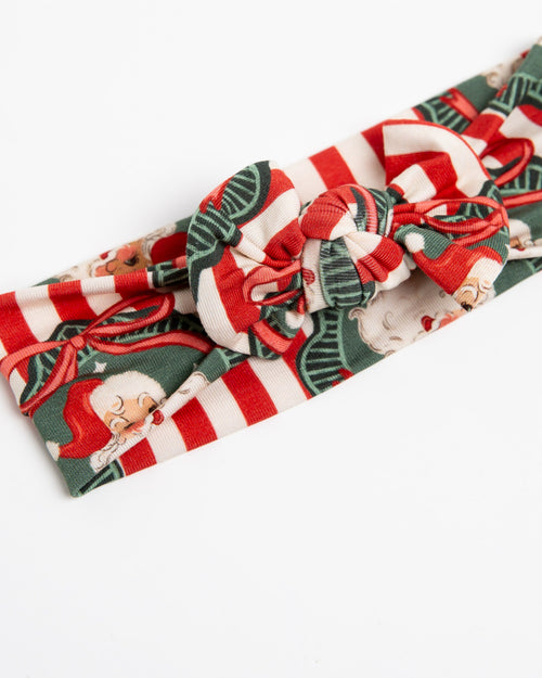 Baby Kids Bamboo Pajamas — Up Claus & Personal Headwrap — Image 4