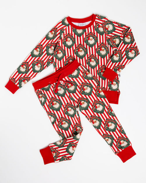 Baby Kids Bamboo Pajamas — Up Claus & Personal Jogger Set — Image 2