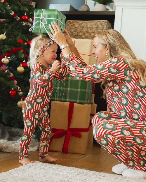 Baby Kids Bamboo Pajamas — Up Claus & Personal Convertible Romper — Image 3
