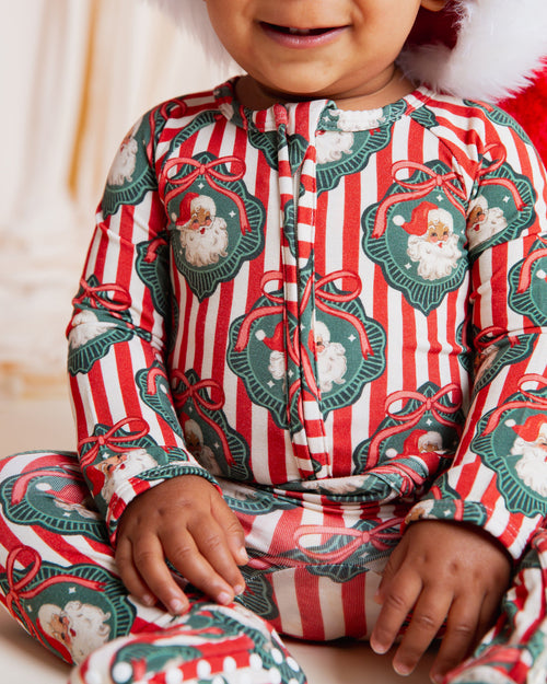 Baby Kids Bamboo Pajamas — Up Claus & Personal Convertible Romper — Image 1