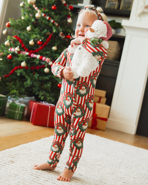 Baby Kids Bamboo Pajamas — Up Claus & Personal Convertible Romper — Image 4