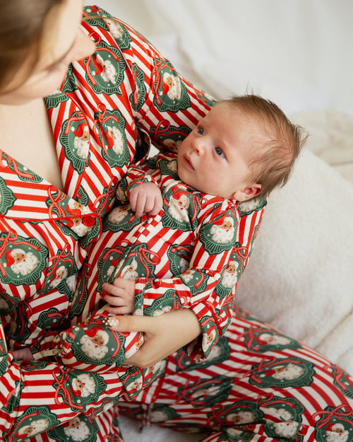 Baby Kids Bamboo Pajamas — Up Claus & Personal Convertible Romper — Image 17