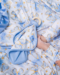 Baby Kids Bamboo Pajamas — Wish Upon a Wing Lovey — Image 2
