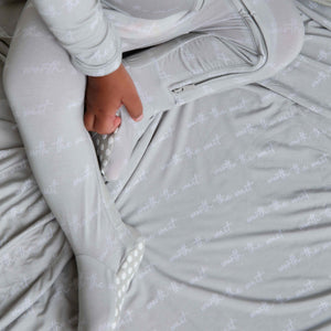Baby Kids Bamboo Pajamas — Worth The Wait Bum Bum Blanket — Image 1