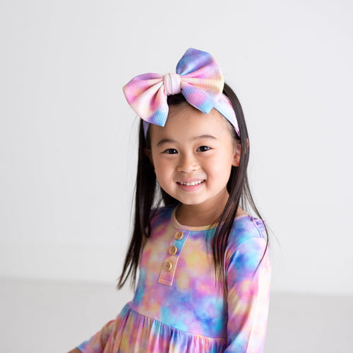 Cotton Candy Sky Girls Dress - Image 3 - Bums & Roses