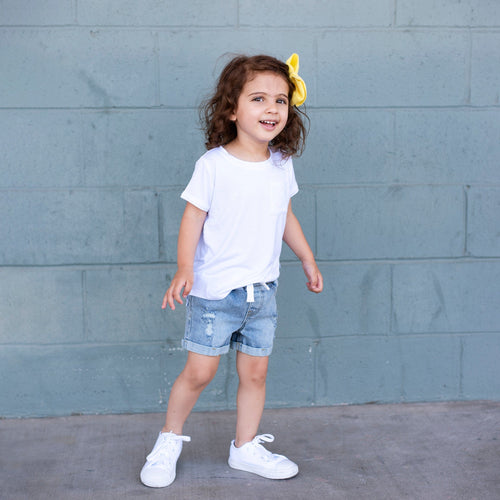 Baby/Kids White T-shirt - Image 6 - Bums & Roses