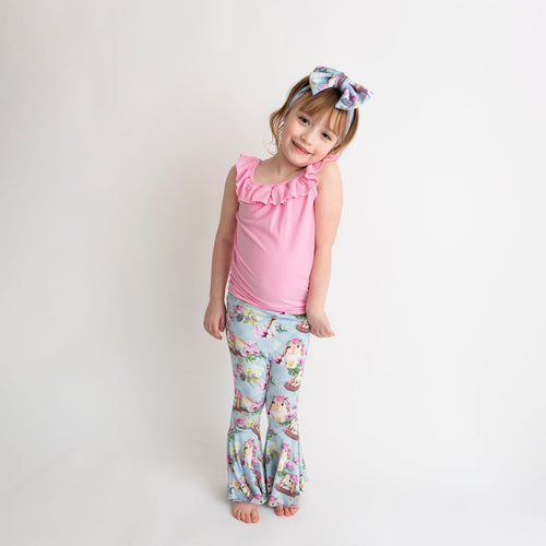 Sweet Egg-Scape Top & Bell Bottoms Set - Image 5 - Bums & Roses