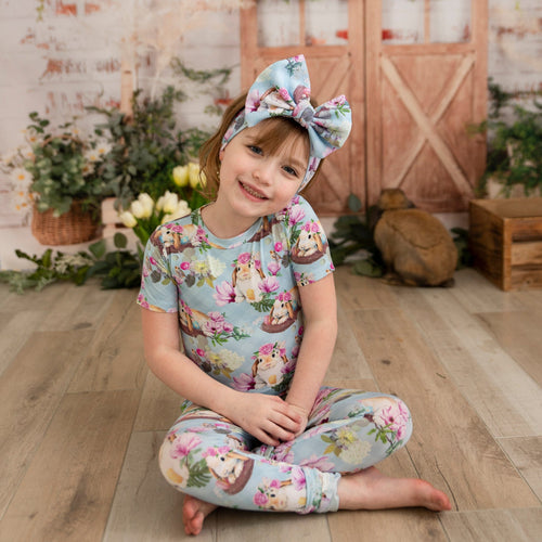 Sweet Egg-Scape Two-Piece Pajama Set - Image 1 - Bums & Roses