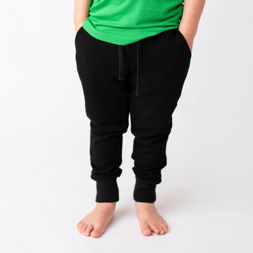 Black Jogger Sweatpants - Image 3 - Bums & Roses