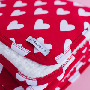 Heart Beet Bum Bum Blanket - Plush - Image 1 - Bums & Roses