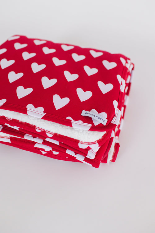 Heart Beet Bum Bum Blanket - Plush - Image 2 - Bums & Roses