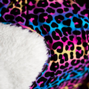 Baby Kids Bamboo Pajamas — Livin' La Cheetah Loca Bum Bum Blanket - Plush — Image 1