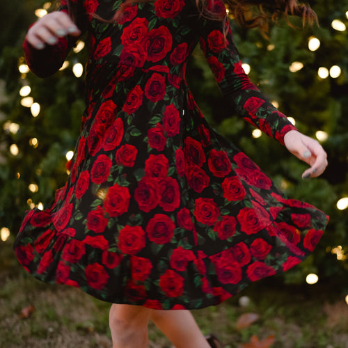 Bums & Roses Girls Dress Set - Long Sleeves - Image 3 - Bums & Roses