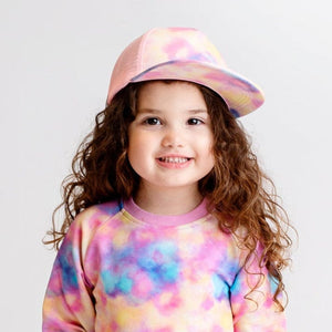 Bums & Roses - Baby & Kids Bamboo Pajamas - Cotton Candy Sky Hat - Image 1