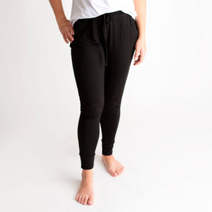 Baby Kids Bamboo Pajamas — Black Mama Pants — Image 1