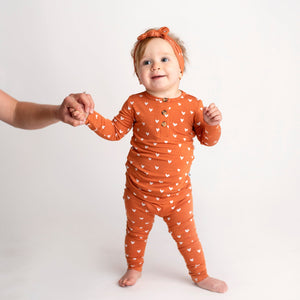 Bums & Roses - Baby & Kids Bamboo Pajamas - Sugar and Spice Two-Piece Button Set - Image 1