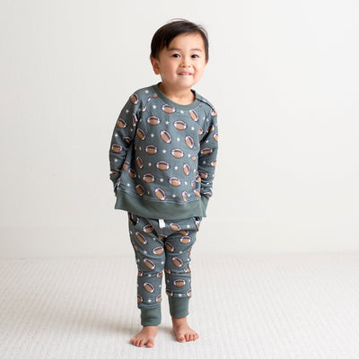 Baby Kids Bamboo Pajamas — Tight End Jogger Set — Image 1