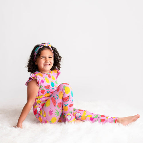 Main Squeeze - Pink - Two-Piece Pajama Set - Image 4 - Bums & Roses