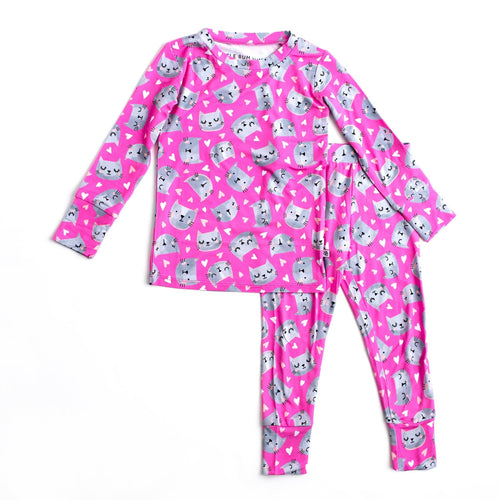 Whisker Me Away Two-Piece Pajama Set - FINAL SALE - Image 2 - Bums & Roses