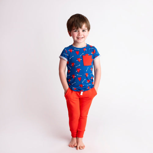 Love Struck Toddler T-shirt & Jogger Set - FINAL SALE - Image 4 - Bums & Roses