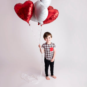 Plaid About You Toddler T-shirt & Jogger Set - Image 1 - Bums & Roses