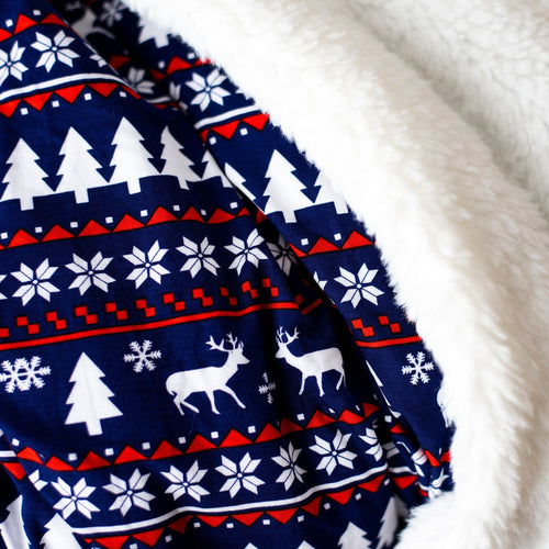 Deer Santa Bum Bum Blanket - Plush- FINAL SALE - Image 3 - Bums & Roses