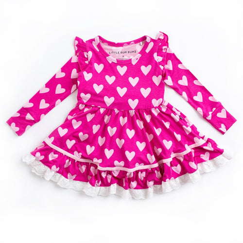 Playing Heart to Get Girls Party Dress & Shorts Set - FINAL SALE - Image 8 - Bums & Roses