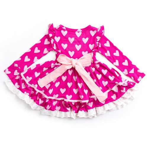 Playing Heart to Get Girls Party Dress & Shorts Set - FINAL SALE - Image 9 - Bums & Roses