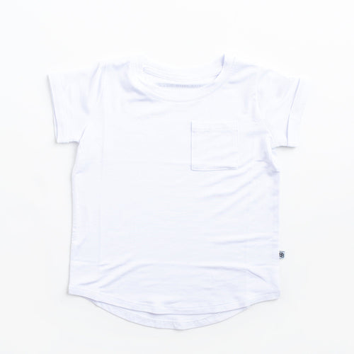 Baby/Kids White T-shirt - Image 2 - Bums & Roses