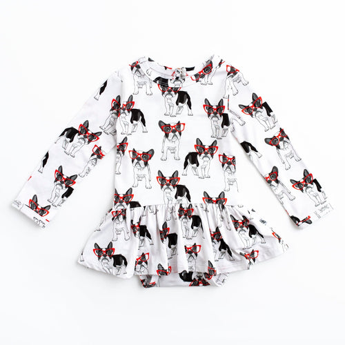 Pardon My Frenchie Ruffle Dress - FINAL SALE - Image 2 - Bums & Roses