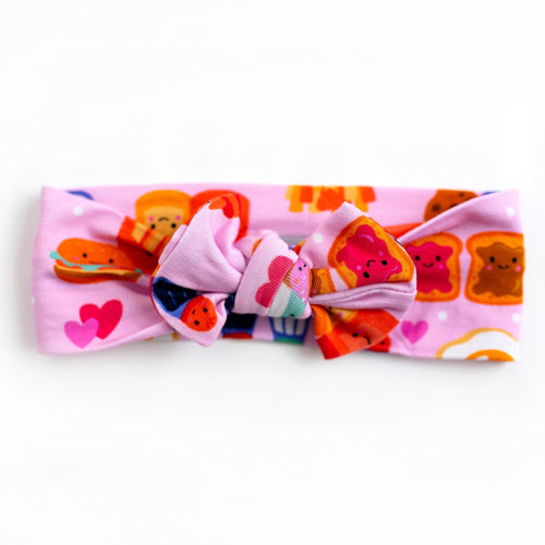 Love at First Bite - Pink - Headwrap - FINAL SALE - Image 2 - Bums & Roses