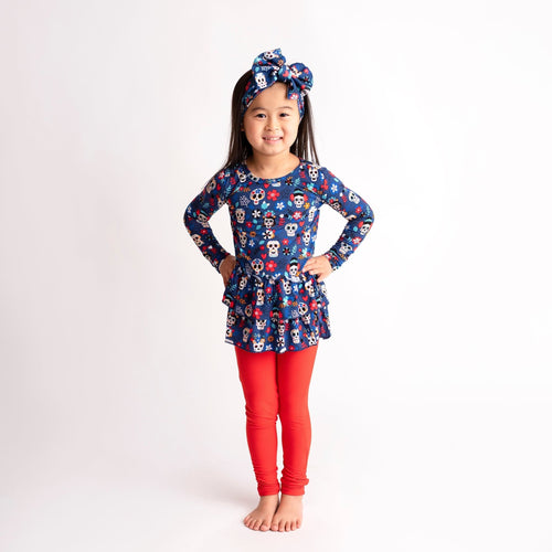 Skelebrate Toddler Top & Tights - FINAL SALE - Image 3 - Bums & Roses