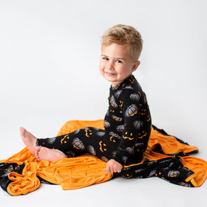 Bums & Roses - Baby & Kids Bamboo Pajamas - Creepin' it Real Bum Bum Blanket - Image 1