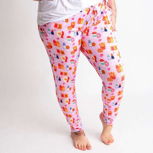 Love at First Bite - Pink - Mama Pants - FINAL SALE - Image 1 - Bums & Roses
