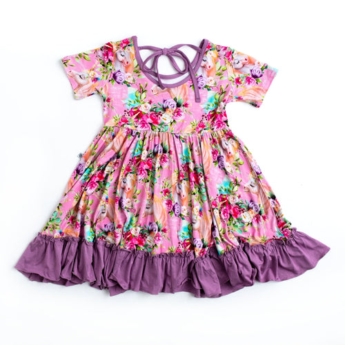 Horn To Be Wild Girls Dress - FINAL SALE - Image 9 - Bums & Roses