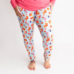 Love at First Bite - Blue - Mama Pants - Image 1 - Bums & Roses