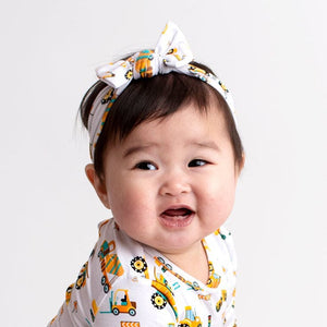 Bums & Roses - Baby & Kids Bamboo Pajamas - Notorious D.I.G. Headwrap - Image 1