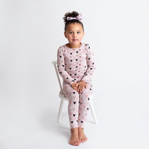 Light Hearted Two-Piece Pajama Set - FINAL SALE - Image 3 - Bums & Roses