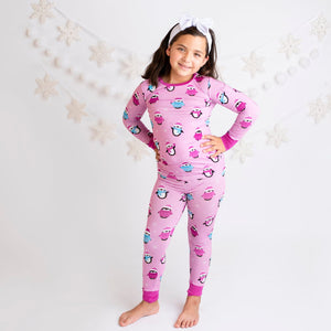 Bums & Roses - Baby & Kids Bamboo Pajamas - Waddle I do Without You Two-Piece Pajama Set - Image 1