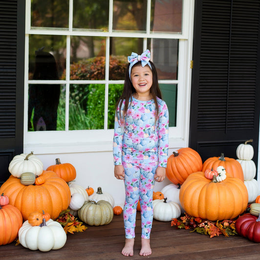 Pumpkin to Talk About Two-Piece Pajama Set