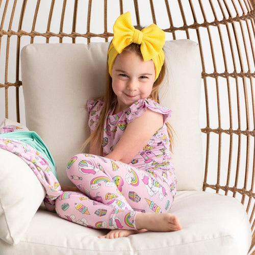 Sweet Tooth Two-Piece Pajama Set - Cap Sleeve - Image 3 - Bums & Roses